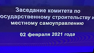 Заседания комитетов по бюджету и госстроительству и местному самоуправлению