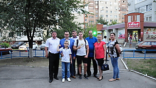Открылась спортплощадка на улице Кавказской, д.д. 2,4