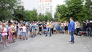 Открылась спортплощадка на улице Кавказской, д.д. 2,4