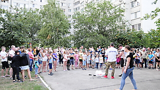 Открылась спортплощадка на улице Кавказской, д.д. 2,4