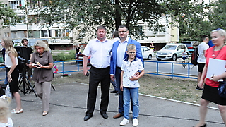 Открылась спортплощадка на улице Кавказской, д.д. 2,4