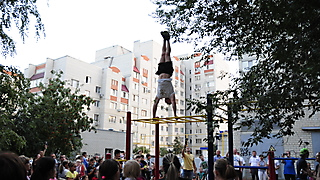 Открылась спортплощадка на улице Кавказской, д.д. 2,4
