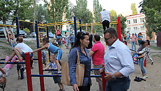 Открылась спортплощадка по ул. Чернышевского, 14