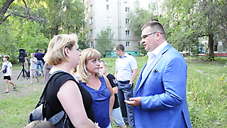 Открытие спортивной площадки по проспекту Энтузиастов №31А