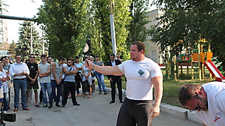 Открытие спортивной площадки в Корольковом саду